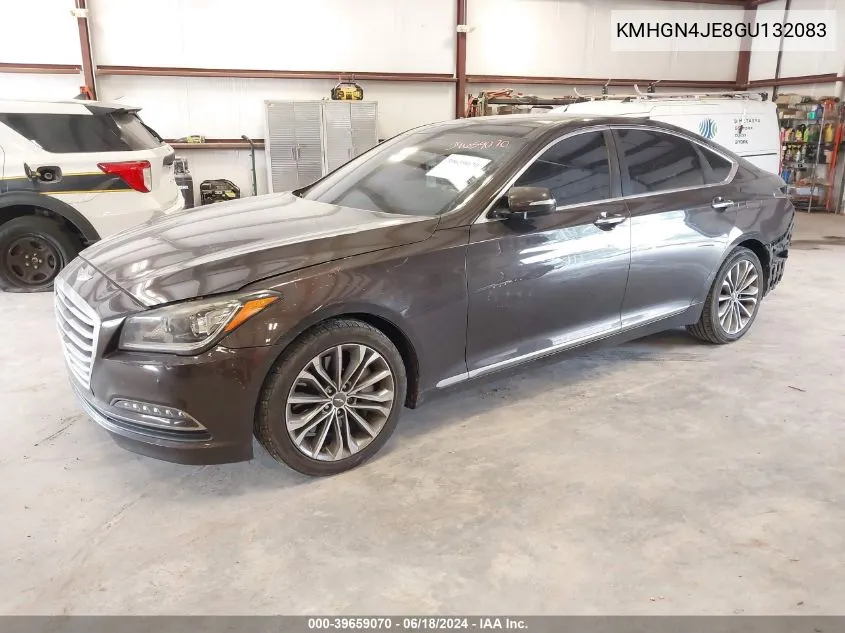 2016 Hyundai Genesis 3.8 VIN: KMHGN4JE8GU132083 Lot: 39659070