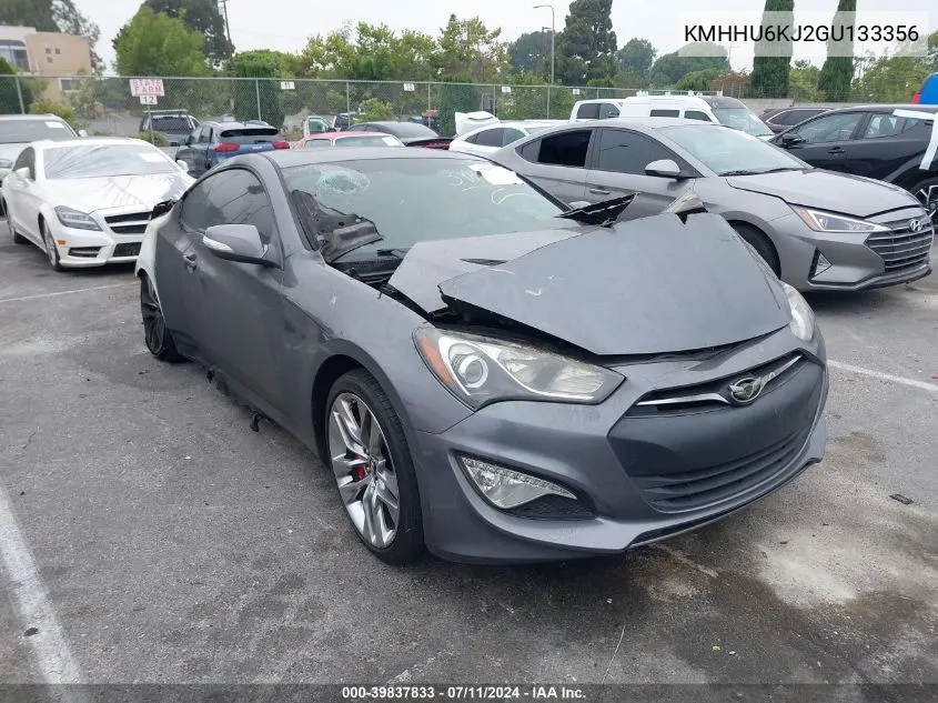 KMHHU6KJ2GU133356 2016 Hyundai Genesis 3.8 Ultimate