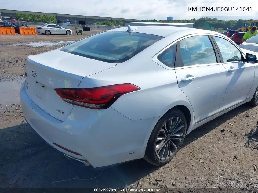 KMHGN4JE6GU141641 2016 Hyundai Genesis 3.8