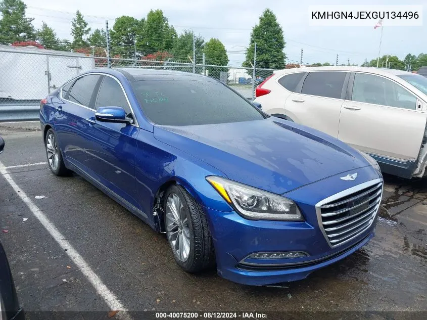 KMHGN4JEXGU134496 2016 Hyundai Genesis 3.8