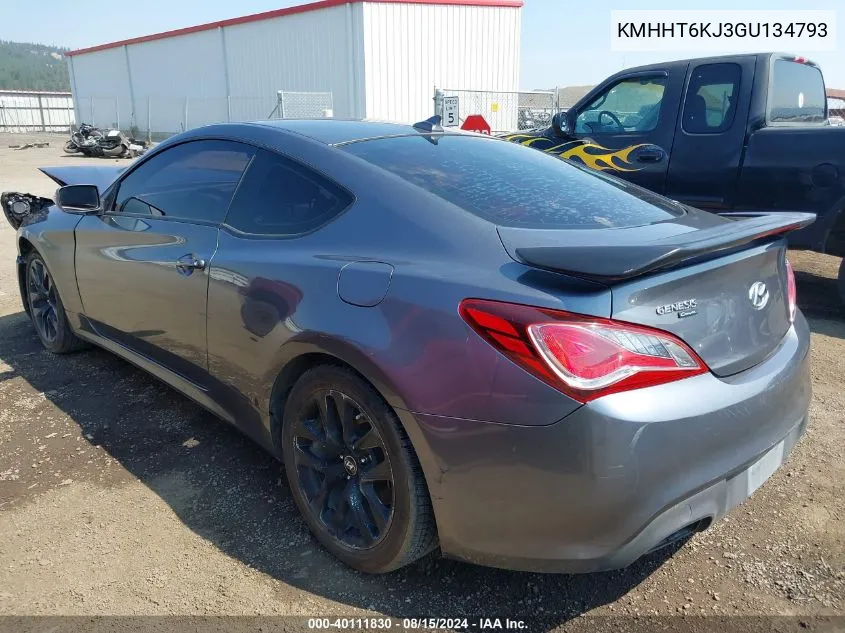 KMHHT6KJ3GU134793 2016 Hyundai Genesis 3.8 Base