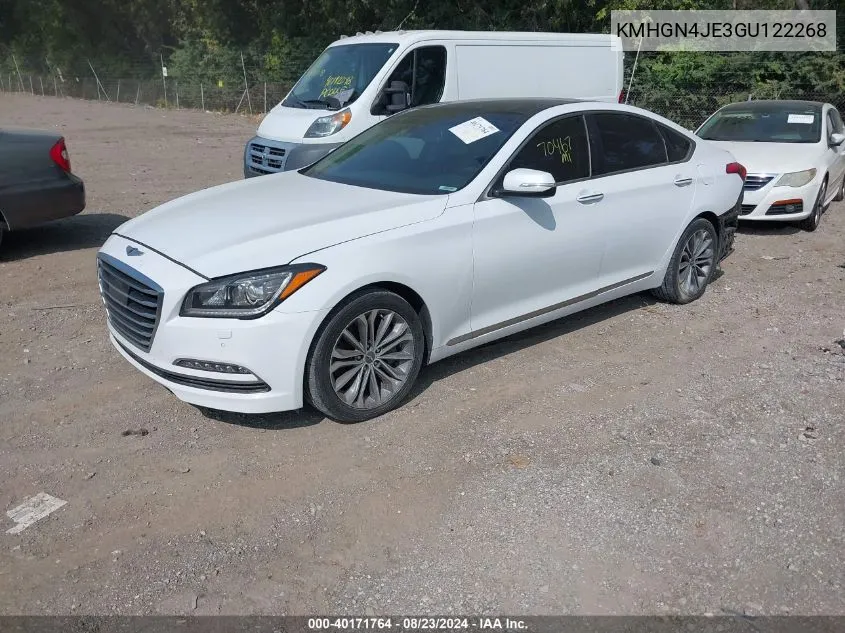 KMHGN4JE3GU122268 2016 Hyundai Genesis 3.8