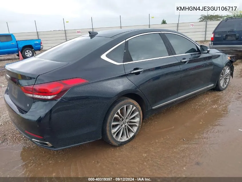 KMHGN4JE3GU106717 2016 Hyundai Genesis 3.8