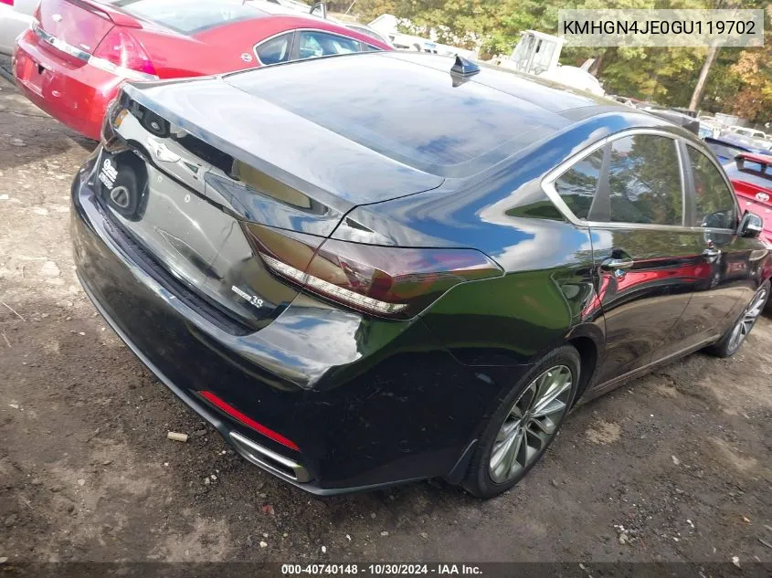 KMHGN4JE0GU119702 2016 Hyundai Genesis 3.8