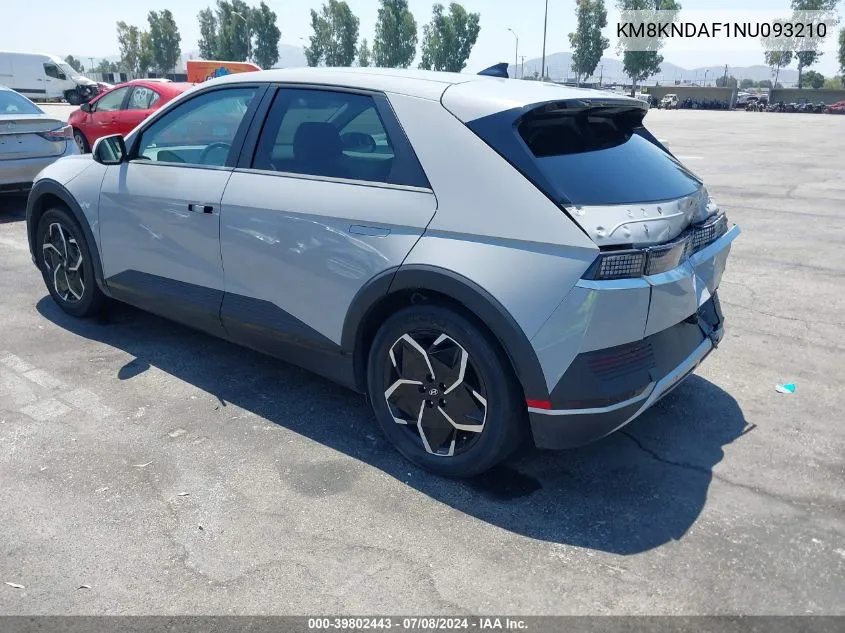 2022 Hyundai Ioniq 5 Sel VIN: KM8KNDAF1NU093210 Lot: 39802443