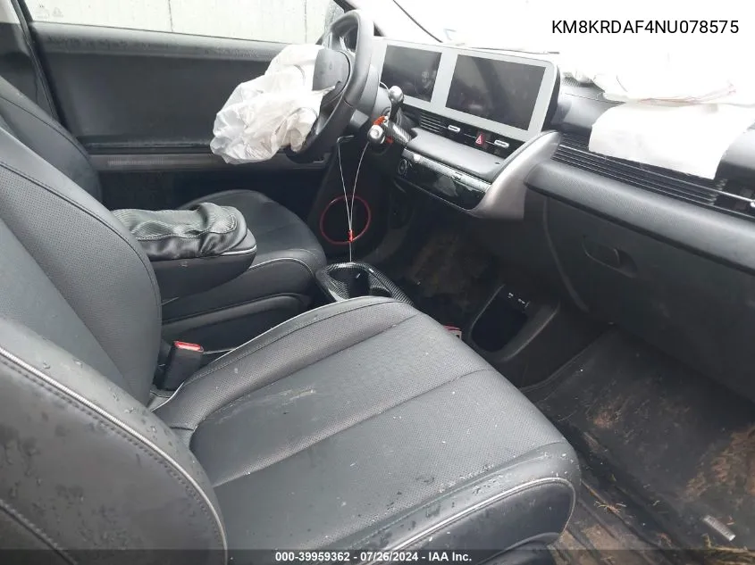 KM8KRDAF4NU078575 2022 Hyundai Ioniq 5 Limited