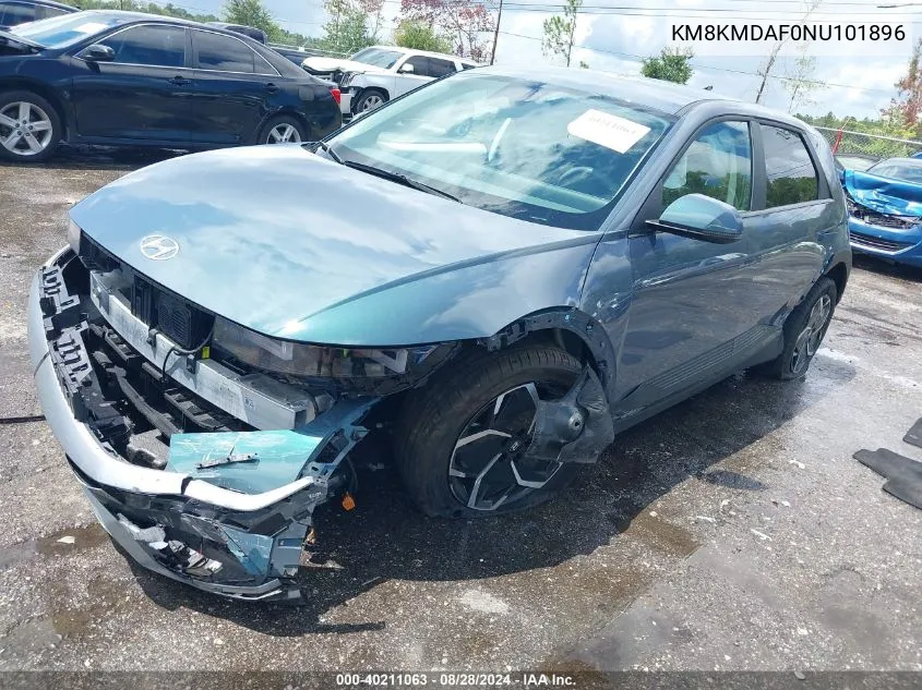 KM8KMDAF0NU101896 2022 Hyundai Ioniq 5 Se