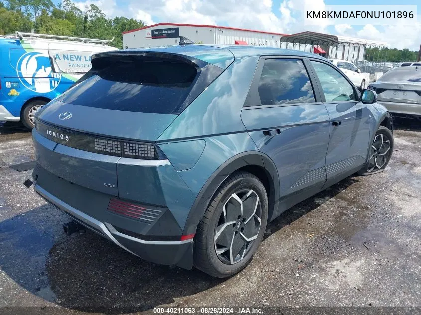 KM8KMDAF0NU101896 2022 Hyundai Ioniq 5 Se