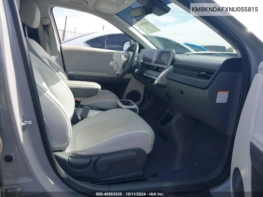 KM8KNDAFXNU055815 2022 Hyundai Ioniq 5 Sel