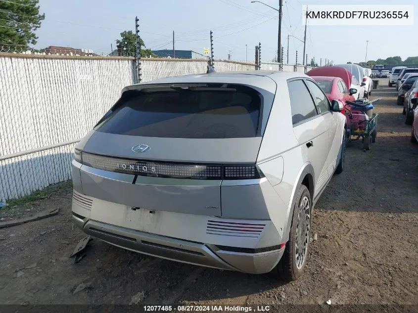 2024 Hyundai Ioniq 5 VIN: KM8KRDDF7RU236554 Lot: 12077485