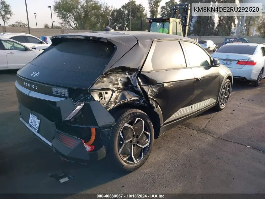 2024 Hyundai Ioniq 5 Sel VIN: KM8KN4DE2RU292520 Lot: 40580557