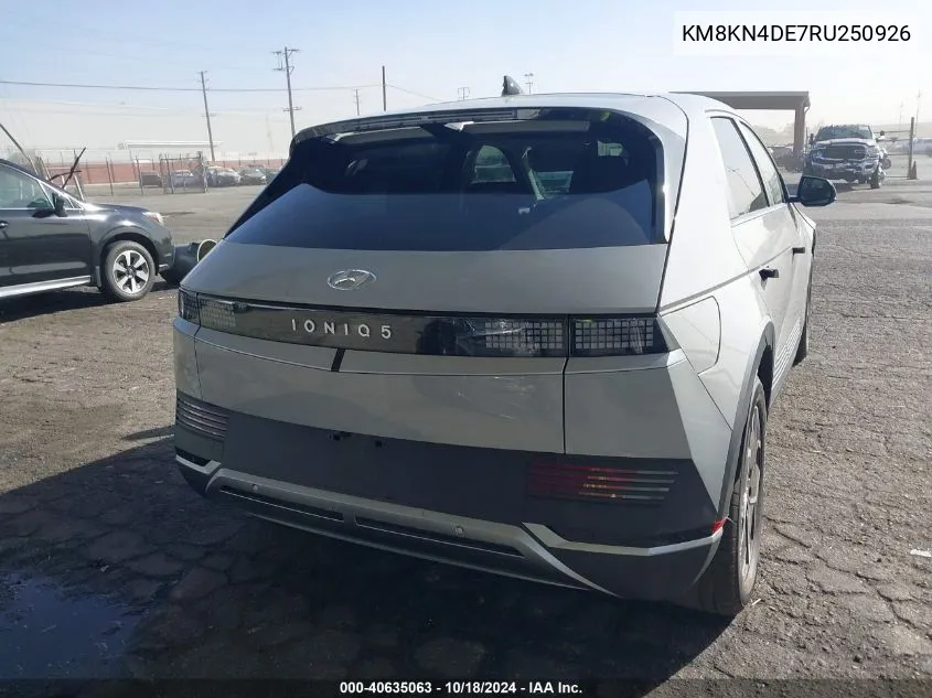 2024 Hyundai Ioniq 5 Sel VIN: KM8KN4DE7RU250926 Lot: 40635063