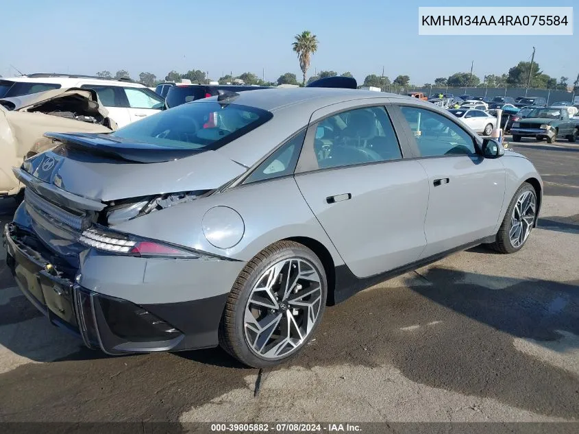 KMHM34AA4RA075584 2024 Hyundai Ioniq 6 Sel