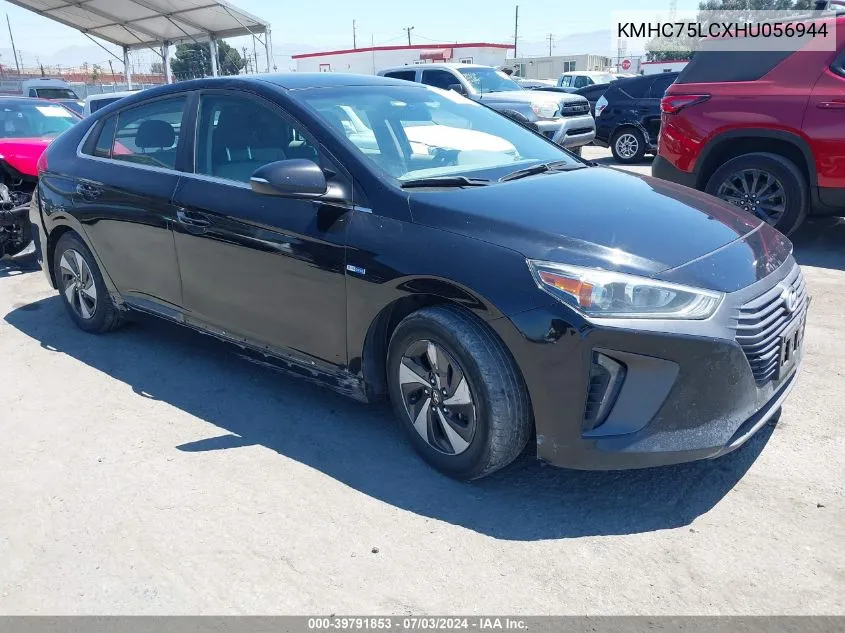 KMHC75LCXHU056944 2017 Hyundai Ioniq Hybrid Sel