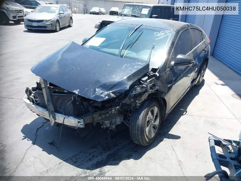 KMHC75LC4HU050038 2017 Hyundai Ioniq Hybrid Sel