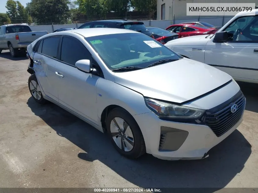 2018 Hyundai Ioniq Hybrid Blue VIN: KMHC65LCXJU066799 Lot: 40208941