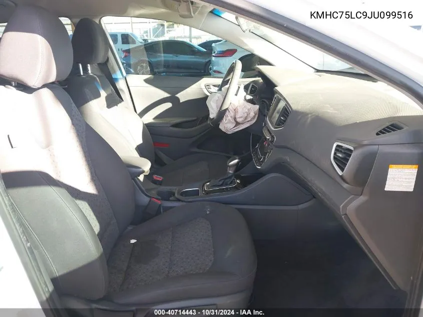 KMHC75LC9JU099516 2018 Hyundai Ioniq Hybrid Sel