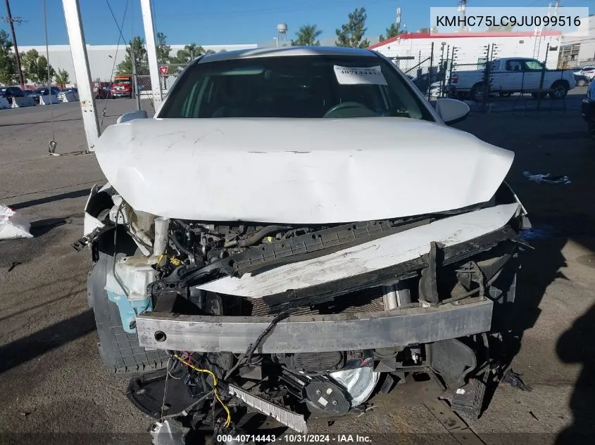 KMHC75LC9JU099516 2018 Hyundai Ioniq Hybrid Sel