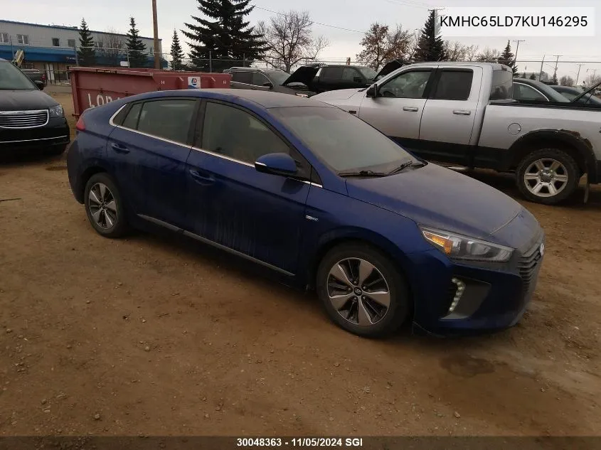 2019 Hyundai Ioniq VIN: KMHC65LD7KU146295 Lot: 30048363