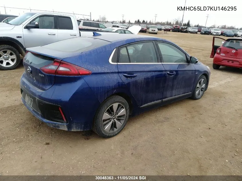 2019 Hyundai Ioniq VIN: KMHC65LD7KU146295 Lot: 30048363