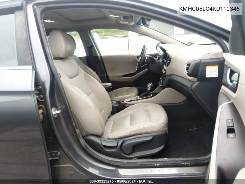 KMHC05LC4KU110346 2019 Hyundai Ioniq Hybrid Limited