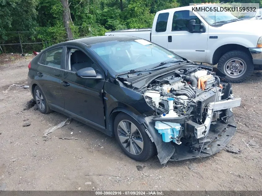 KMHC65LD5KU159532 2019 Hyundai Ioniq Plug-In Hybrid