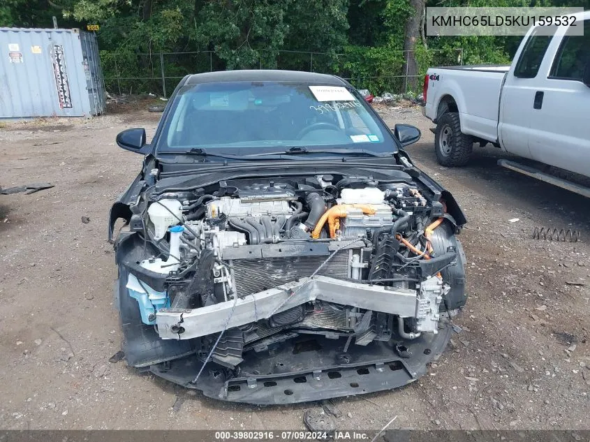 KMHC65LD5KU159532 2019 Hyundai Ioniq Plug-In Hybrid