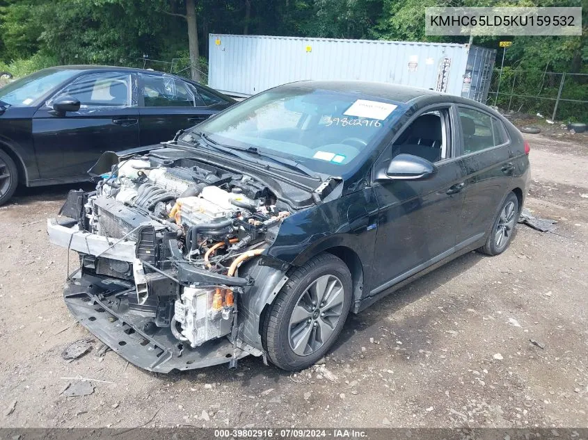 KMHC65LD5KU159532 2019 Hyundai Ioniq Plug-In Hybrid