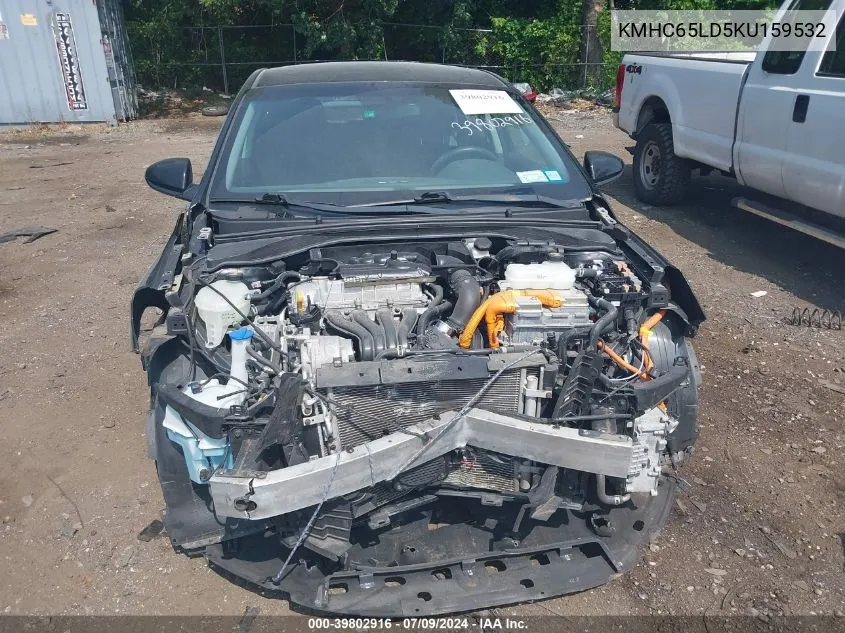 KMHC65LD5KU159532 2019 Hyundai Ioniq Plug-In Hybrid