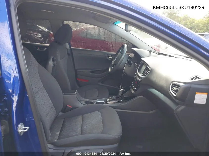 KMHC65LC3KU180239 2019 Hyundai Ioniq Hybrid Blue