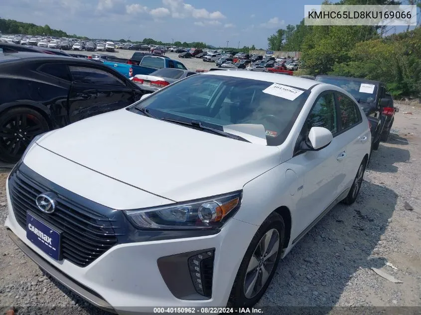 KMHC65LD8KU169066 2019 Hyundai Ioniq Plug-In Hybrid