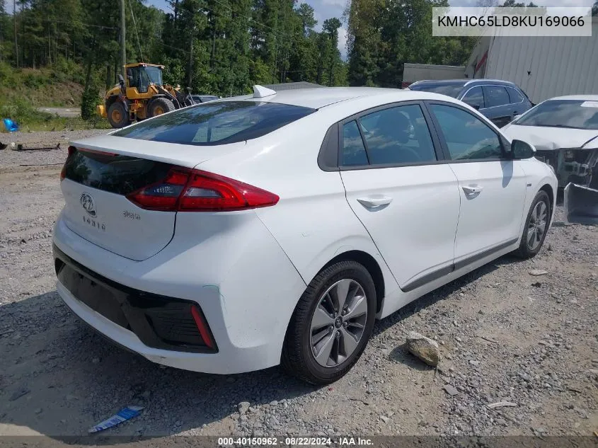 2019 Hyundai Ioniq Plug-In Hybrid VIN: KMHC65LD8KU169066 Lot: 40150962