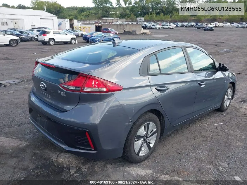 2019 Hyundai Ioniq Hybrid Blue VIN: KMHC65LC6KU128555 Lot: 40169166