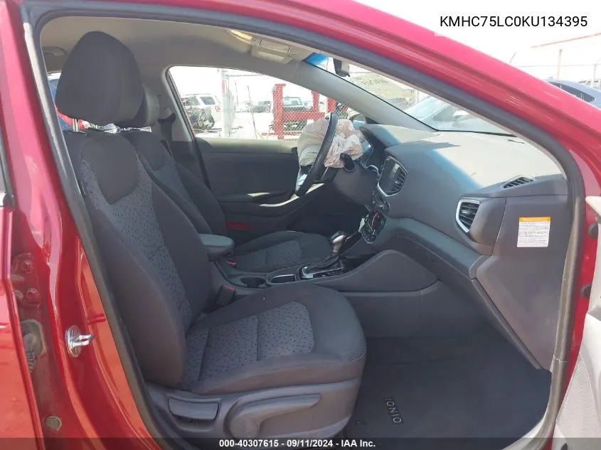 KMHC75LC0KU134395 2019 Hyundai Ioniq Sel