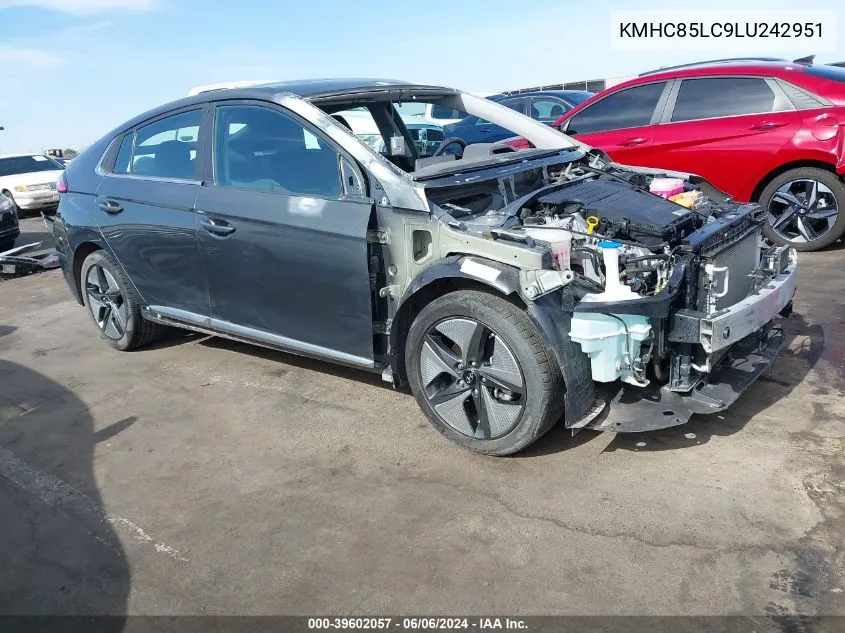 KMHC85LC9LU242951 2020 Hyundai Ioniq Hybrid Sel