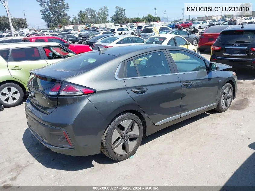 KMHC85LC1LU233810 2020 Hyundai Ioniq Hybrid Sel