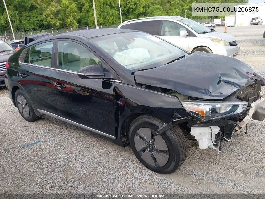 KMHC75LC0LU206875 2020 Hyundai Ioniq Hybrid Se