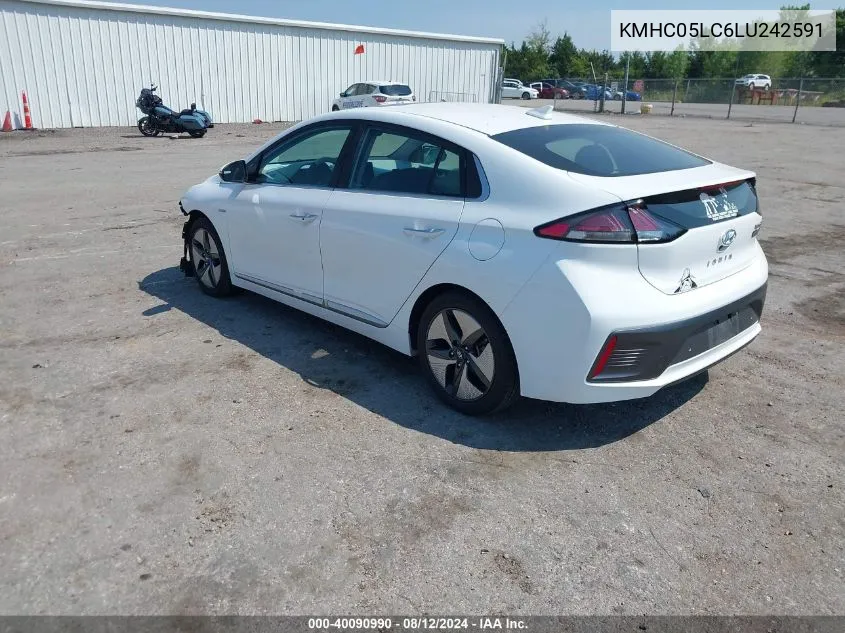 KMHC05LC6LU242591 2020 Hyundai Ioniq Hybrid Limited