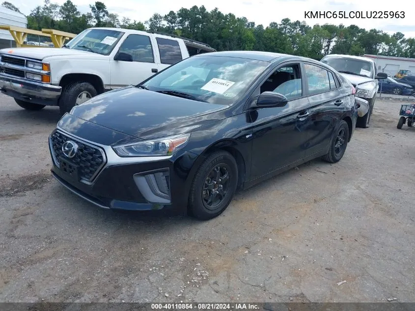 2020 Hyundai Ioniq Hybrid Blue VIN: KMHC65LC0LU225963 Lot: 40110854