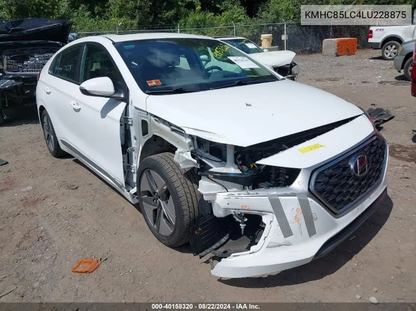 KMHC85LC4LU228875 2020 Hyundai Ioniq Hybrid Sel