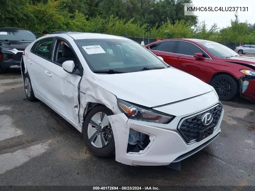 2020 Hyundai Ioniq Hybrid Blue VIN: KMHC65LC4LU237131 Lot: 40172694