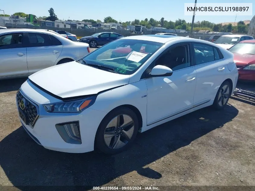 2020 Hyundai Ioniq Hybrid Sel VIN: KMHC85LC5LU198897 Lot: 40239554