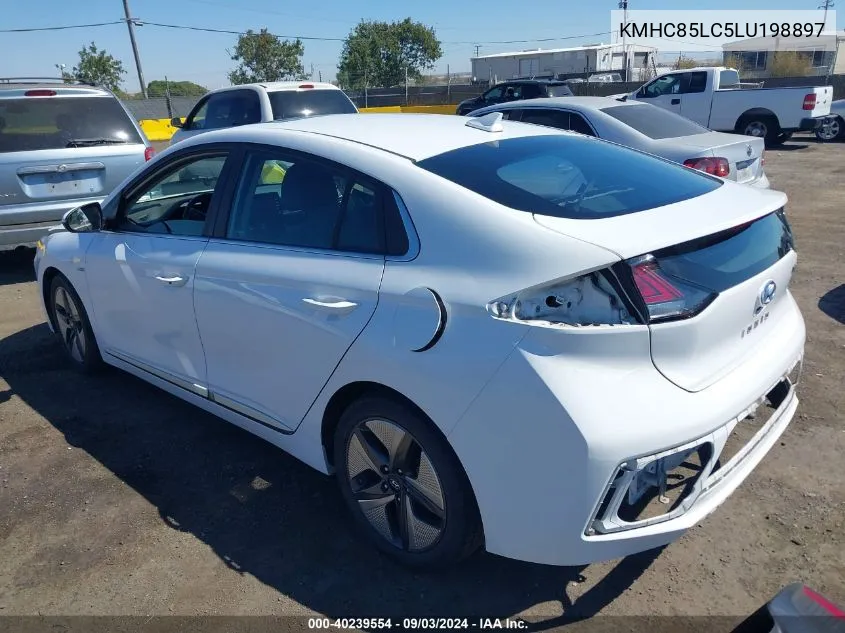 2020 Hyundai Ioniq Hybrid Sel VIN: KMHC85LC5LU198897 Lot: 40239554