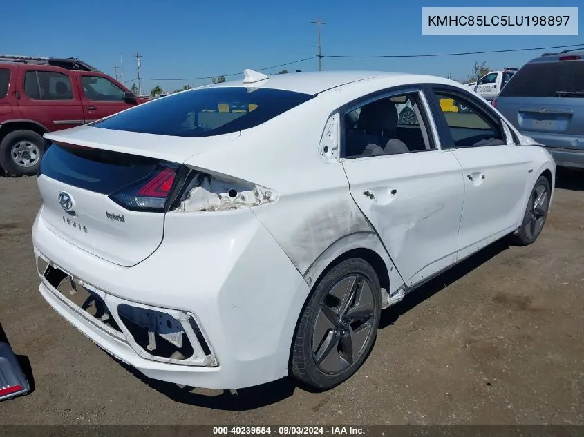 2020 Hyundai Ioniq Hybrid Sel VIN: KMHC85LC5LU198897 Lot: 40239554