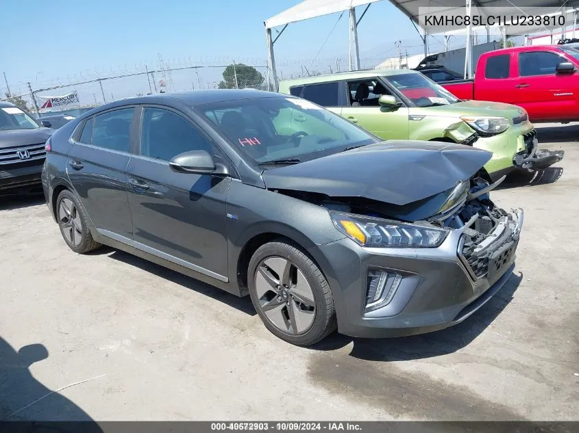 2020 Hyundai Ioniq Hybrid Sel VIN: KMHC85LC1LU233810 Lot: 40572903