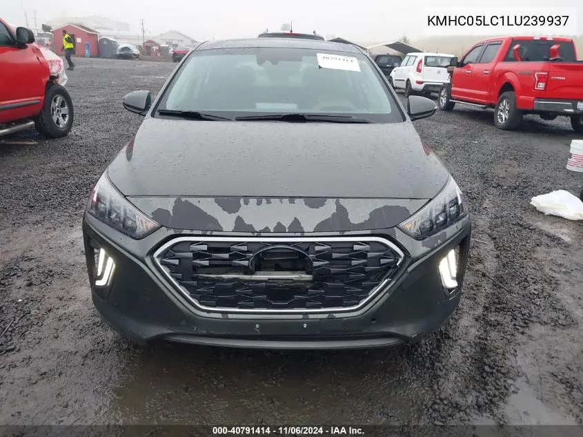 2020 Hyundai Ioniq Hybrid Limited VIN: KMHC05LC1LU239937 Lot: 40791414