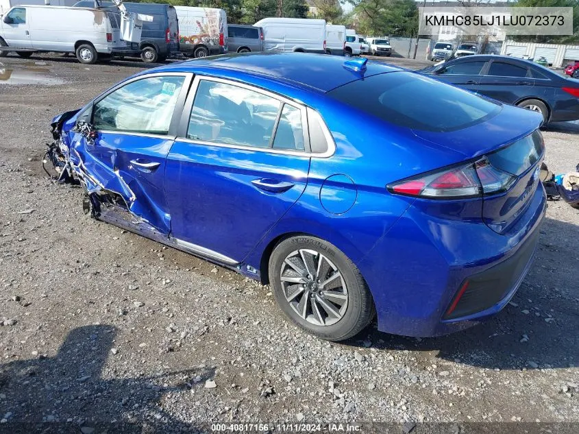 KMHC85LJ1LU072373 2020 Hyundai Ioniq Limited