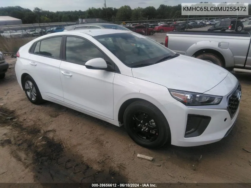 KMHC65LC8MU255472 2021 Hyundai Ioniq Hybrid Blue