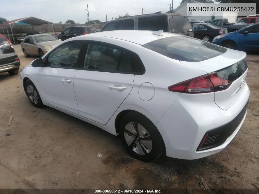 2021 Hyundai Ioniq Hybrid Blue VIN: KMHC65LC8MU255472 Lot: 39656612