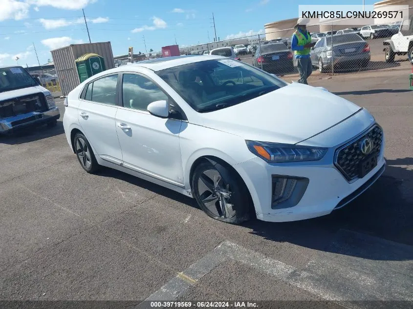 2022 Hyundai Ioniq Hybrid Sel VIN: KMHC85LC9NU269571 Lot: 39719569